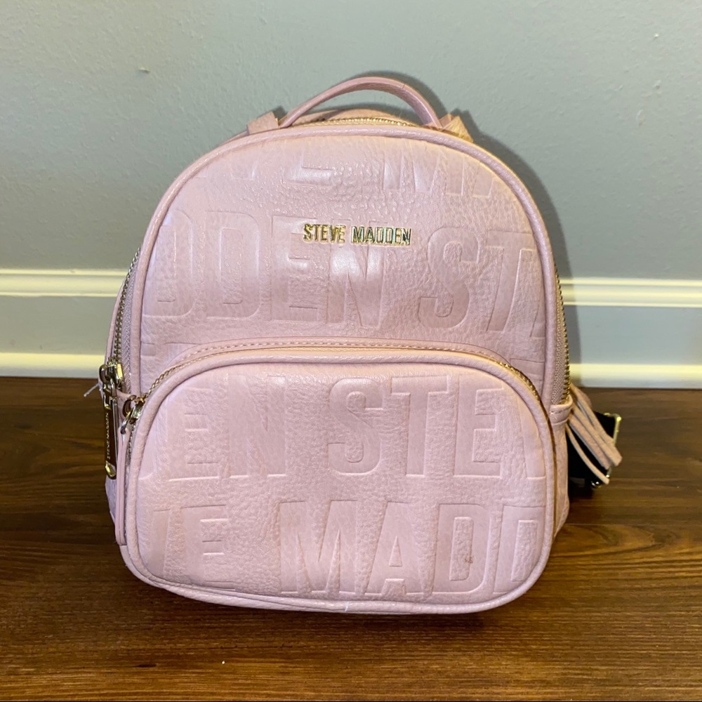 Small Blush Pink Steve Madden Backpack